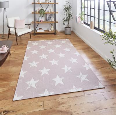 Stockwell Rug Rose/Cream